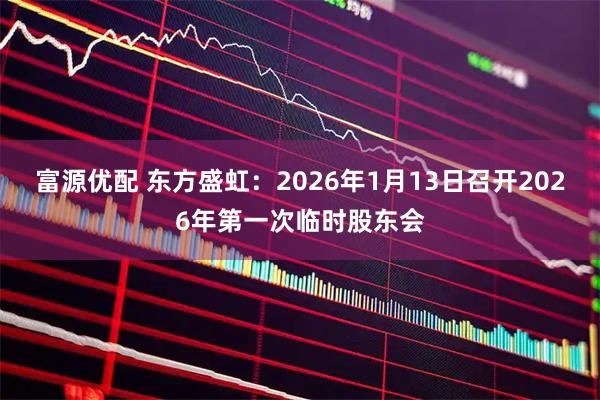 富源优配 东方盛虹：2026年1月13日召开2026年第一次临时股东会