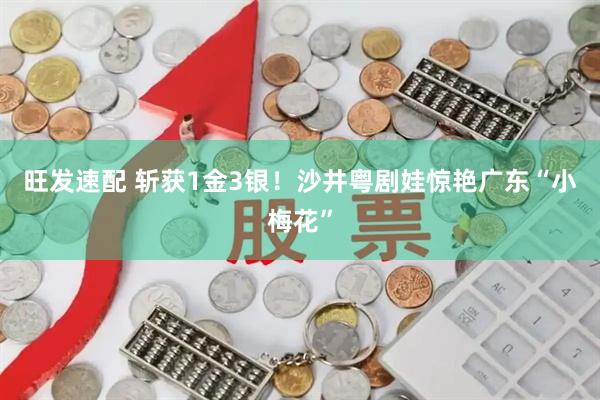 旺发速配 斩获1金3银！沙井粤剧娃惊艳广东“小梅花”